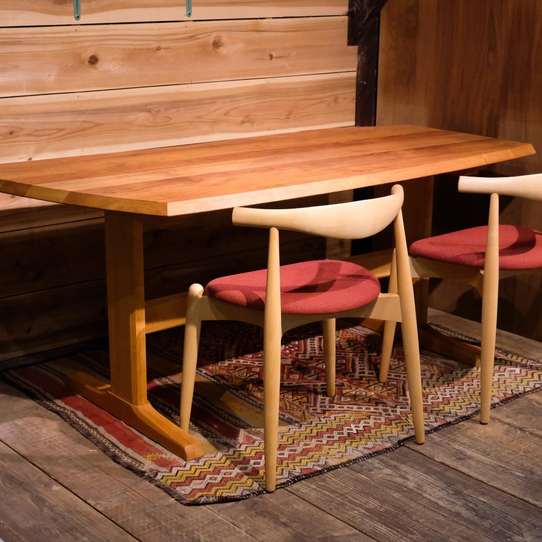 柏木工 高山ウッドワークス ダイニングテーブル ウォールナット&オークコンビ