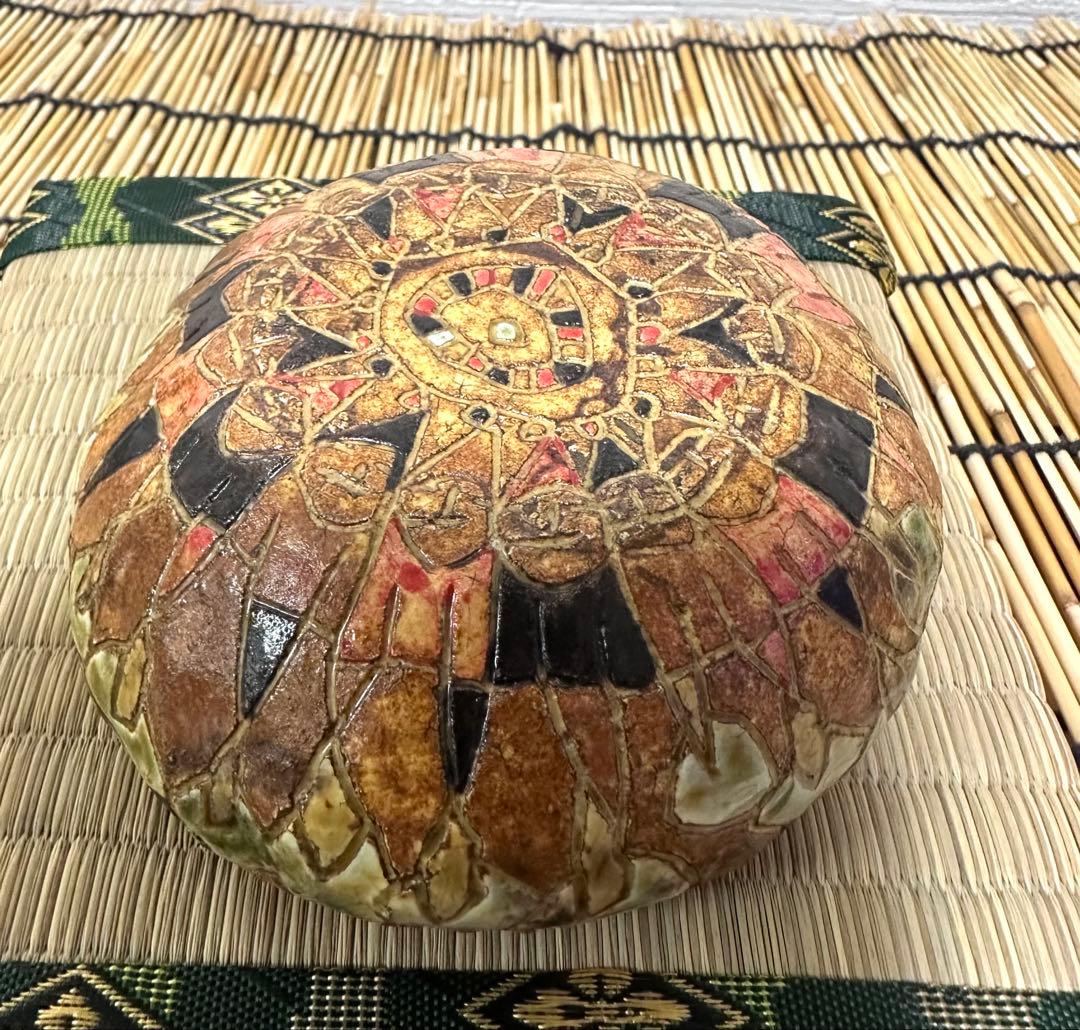 小孫 哲太郎 刻文器 ２０１９年作 共箱 茶道具 真作保証　リアルちょんまげ