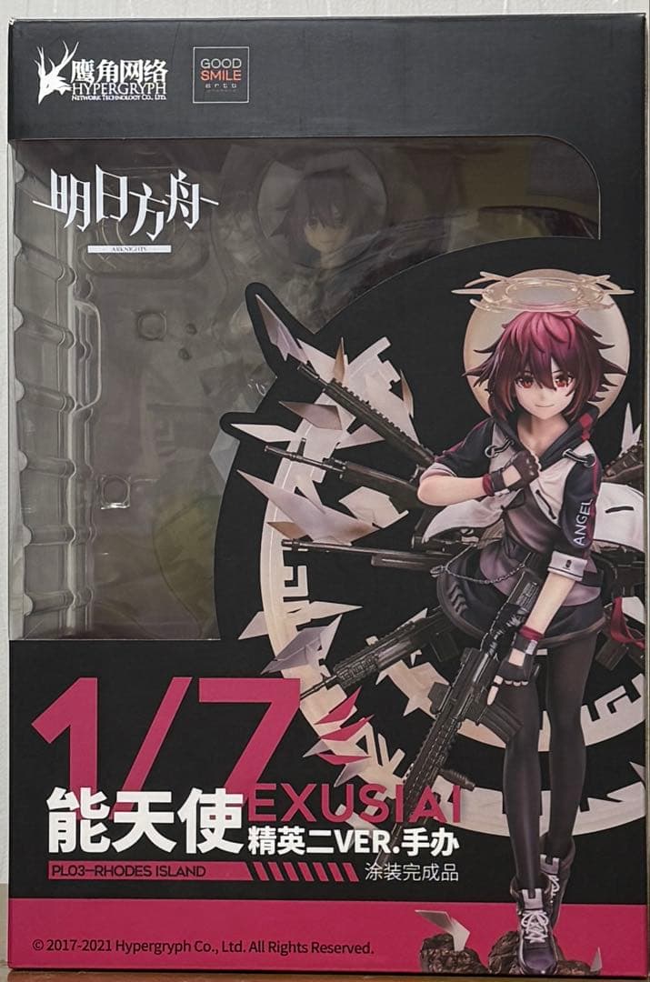 限定色紙付きアークナイツ エクシア 昇進段階2 1/7 完成品フィギュア