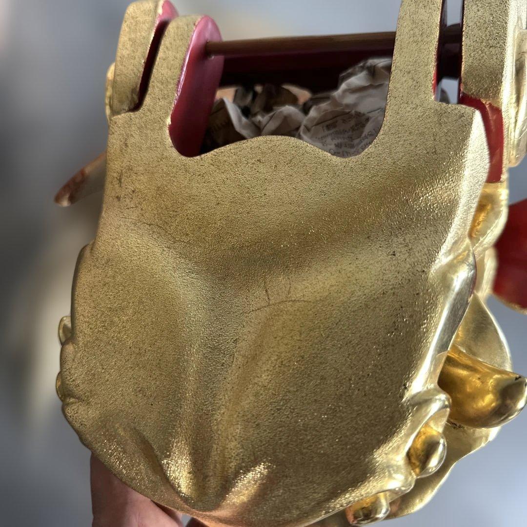 お値下げ❣️迫力のお品‼️木彫　獅子頭