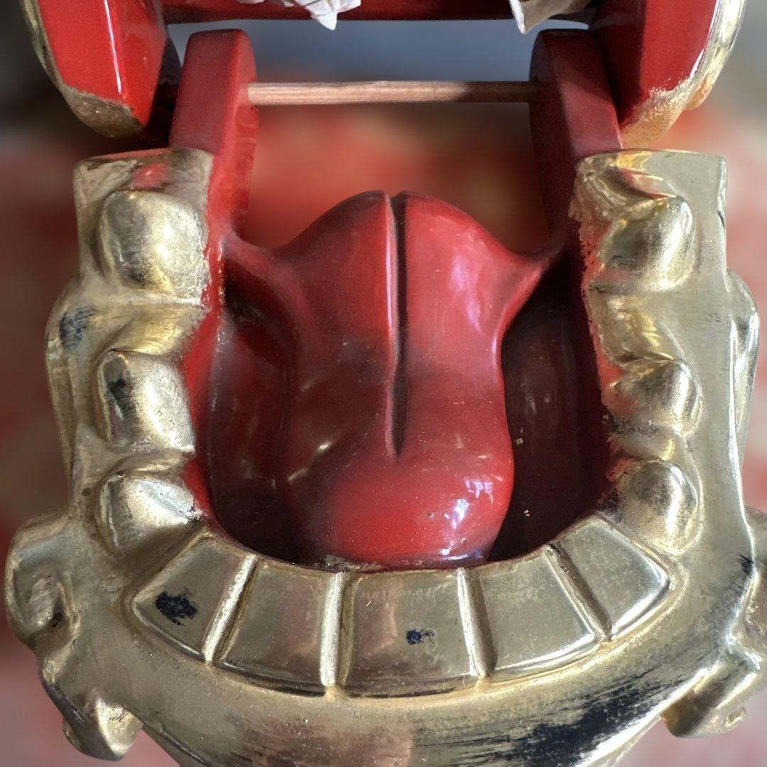 お値下げ❣️迫力のお品‼️木彫　獅子頭