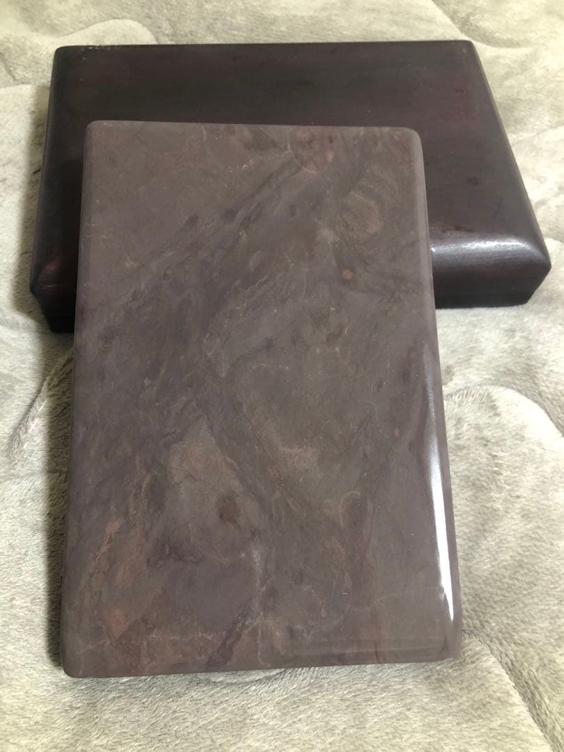 硯 天降鴻福硯 エン脂 金暈書道具硯　すずり 端溪硯 水岩 文房四寶 端渓硯