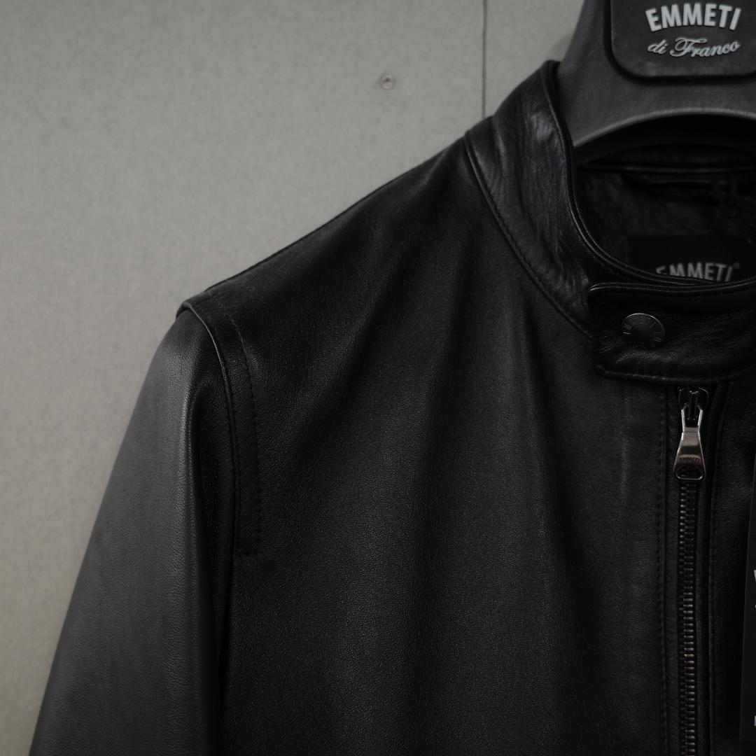 EMMETI JURI NAPPA ライダースジャケット