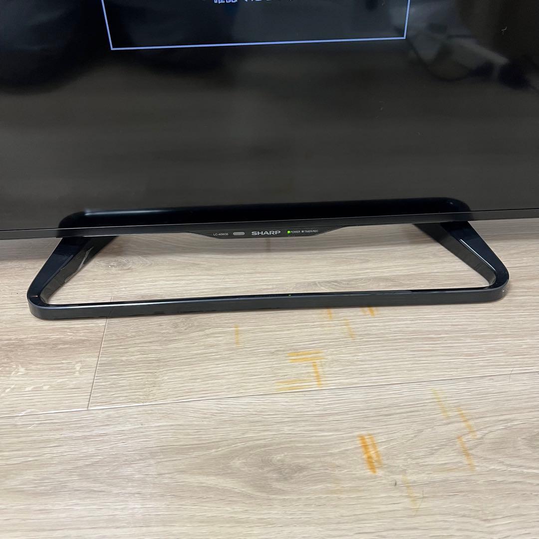 シャープ 40V型液晶テレビ AQUOS LC-40W35 2017年製