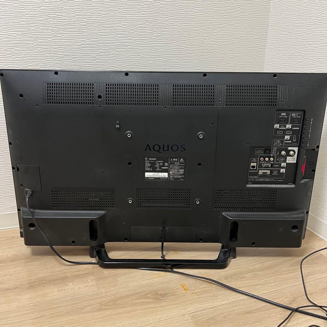 シャープ 40V型液晶テレビ AQUOS LC-40W35 2017年製