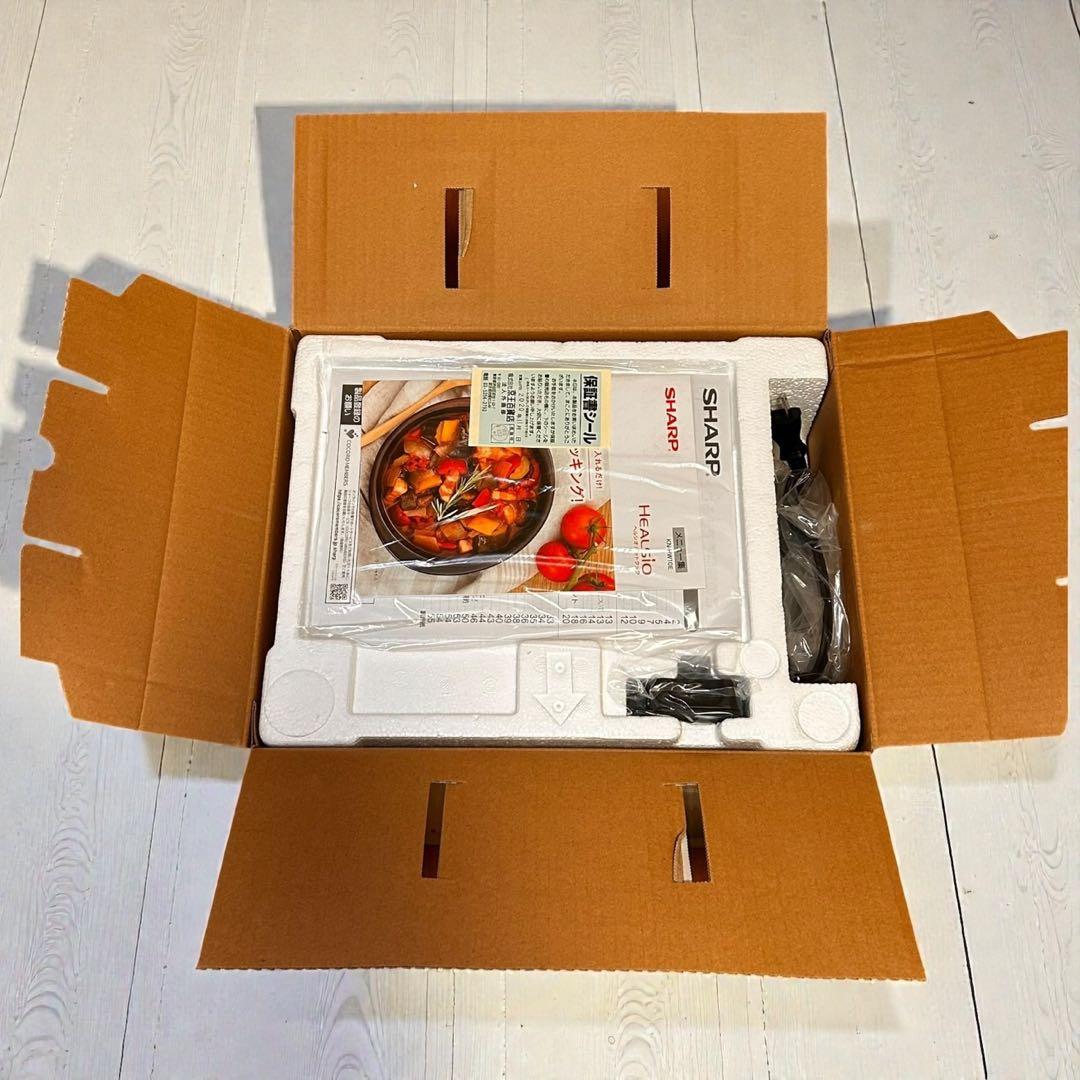 新品未使用品✨大人気❣️SHARP ヘルシオ ホットクック KN-HW10E-B