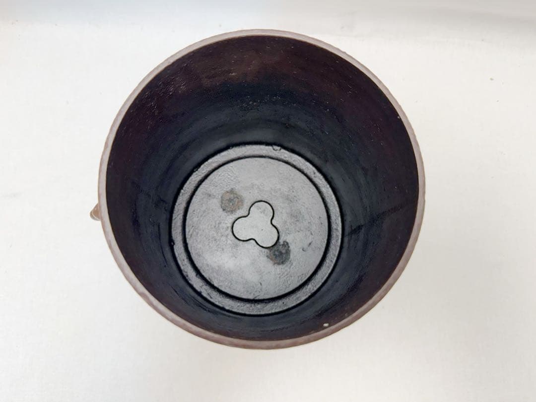 ほぼ未使用 茶道具 人間国宝 釜師 高橋敬典造 雲龍釜 釜印 共布 共箱