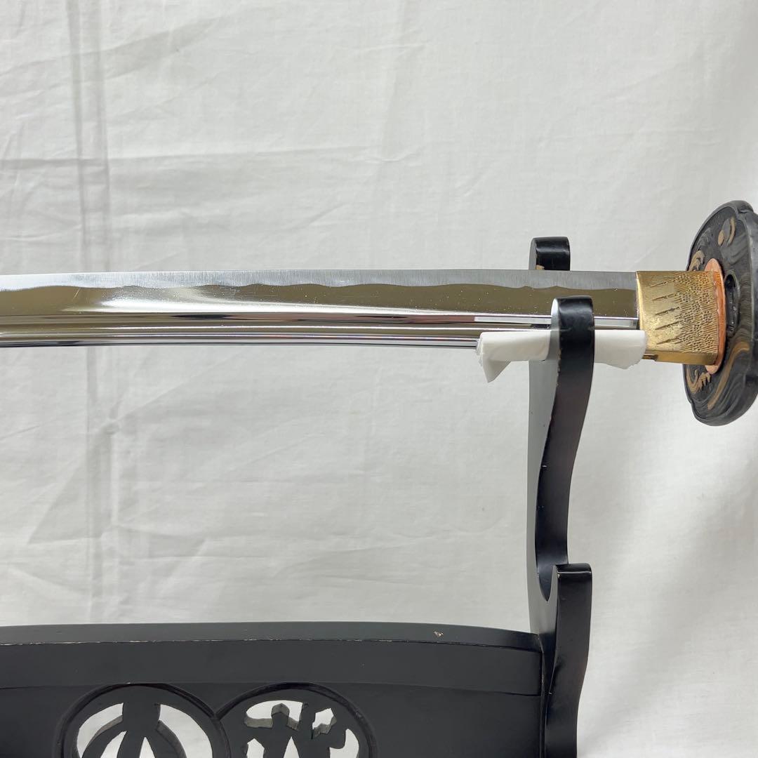 【模造】大脇差 全長86.0センチ 龍鍔 樋入り 特殊鞘 日本刀