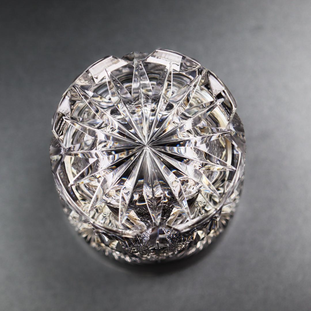 HOYA クリスタル ロックグラス 300ml オールドファッション 箱付 美品