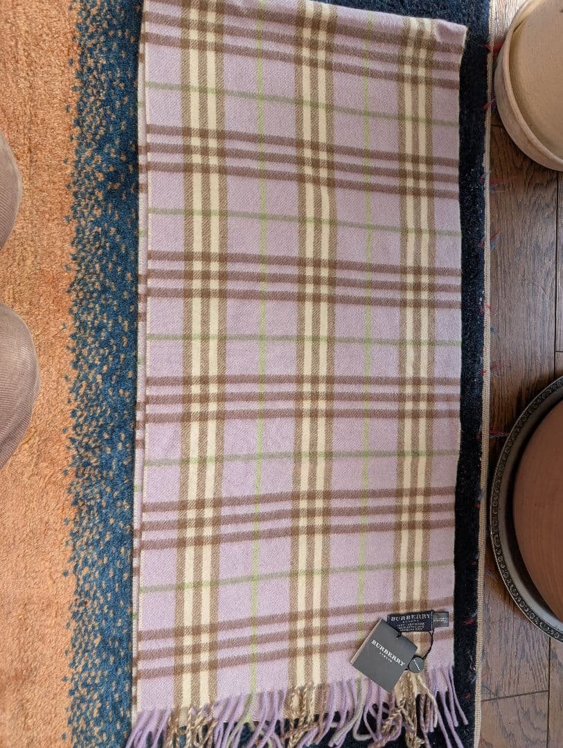 バーバリ　カシミヤ　マフラー