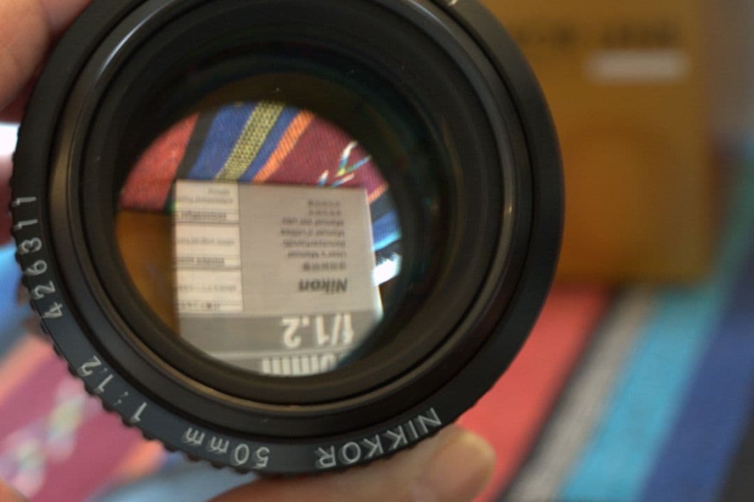 Ai-sニッコール50mm f1.2