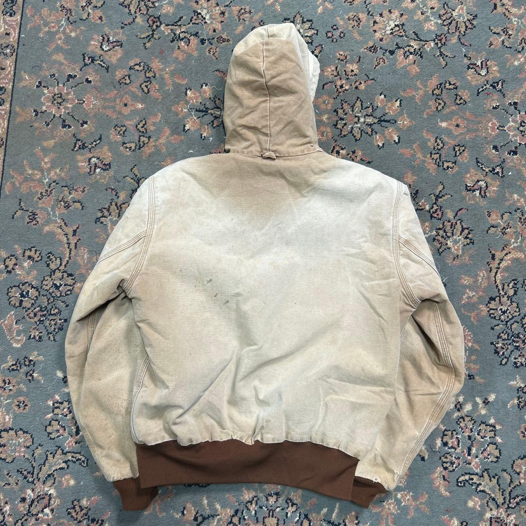 Carhartt アクティブジャケット カーハート ベージュ 雰囲気 ボロ 古着