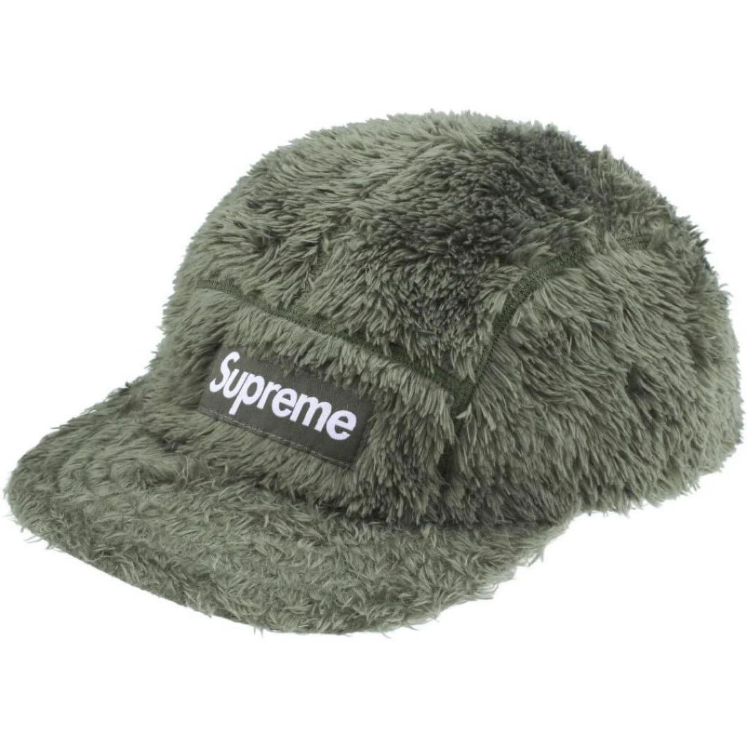 Supreme Fuzzy Camp Cap Moss Olive オリーブ