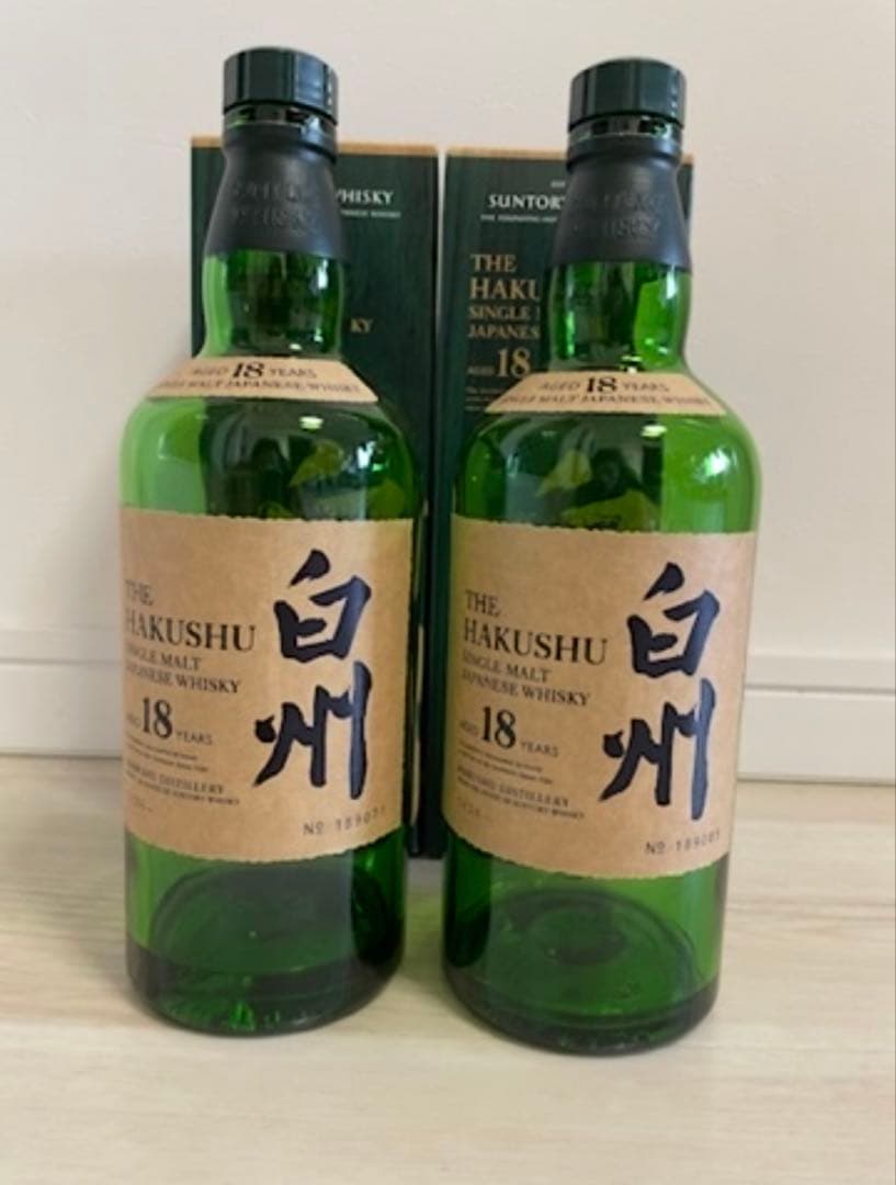 白州18年　空瓶空箱