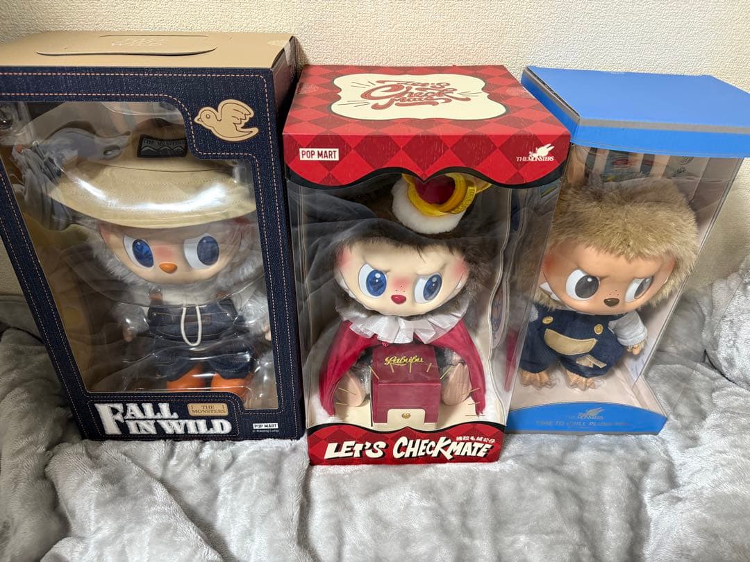 ラブブ3体セット（FALL IN WILD, LET'S CHECKMATE）