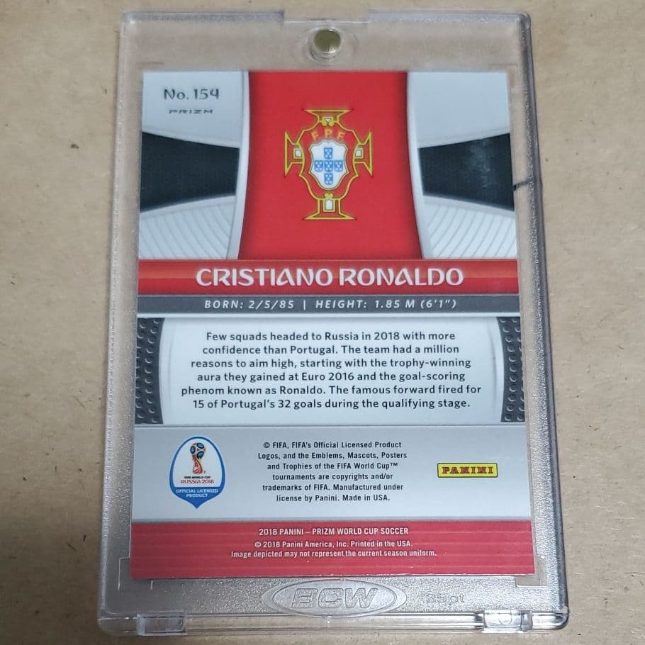 PANINI PRIZM WORLD CUP ロナウド