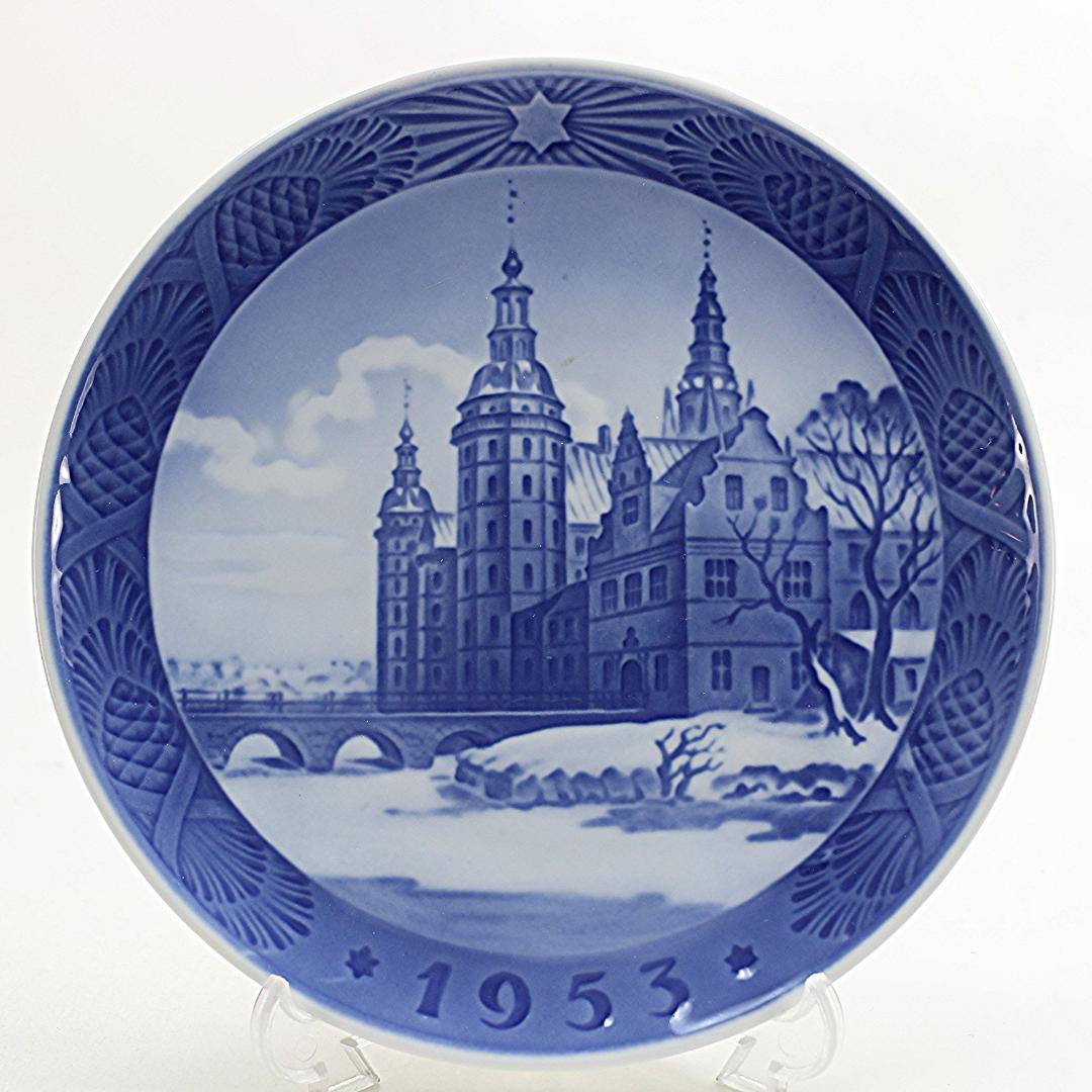 1953年 「フレデリクスボー城」 イヤープレート ロイヤルコペンハーゲ北欧北欧