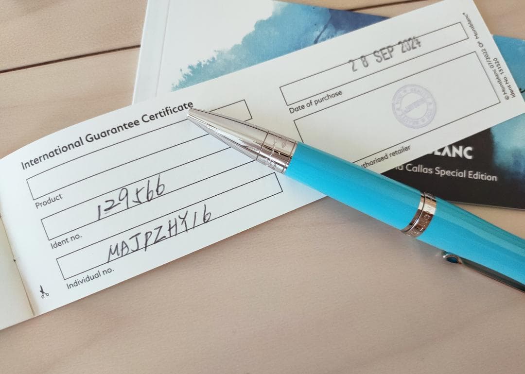 【新品】モンブラン ミューズマリア・カラススペシャルエディション ボールペン