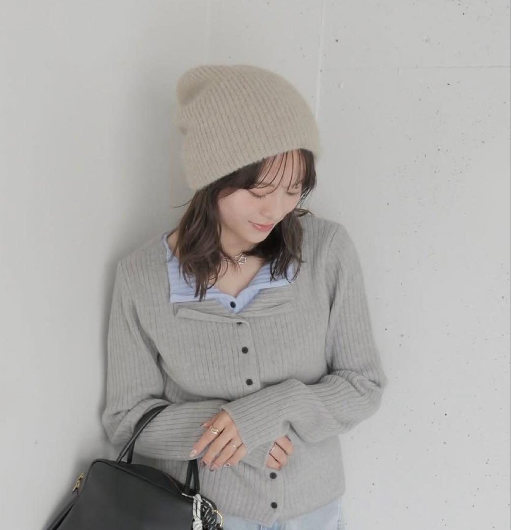 新品未使用⭐︎タグ付　CALME loose fit beanie ivory