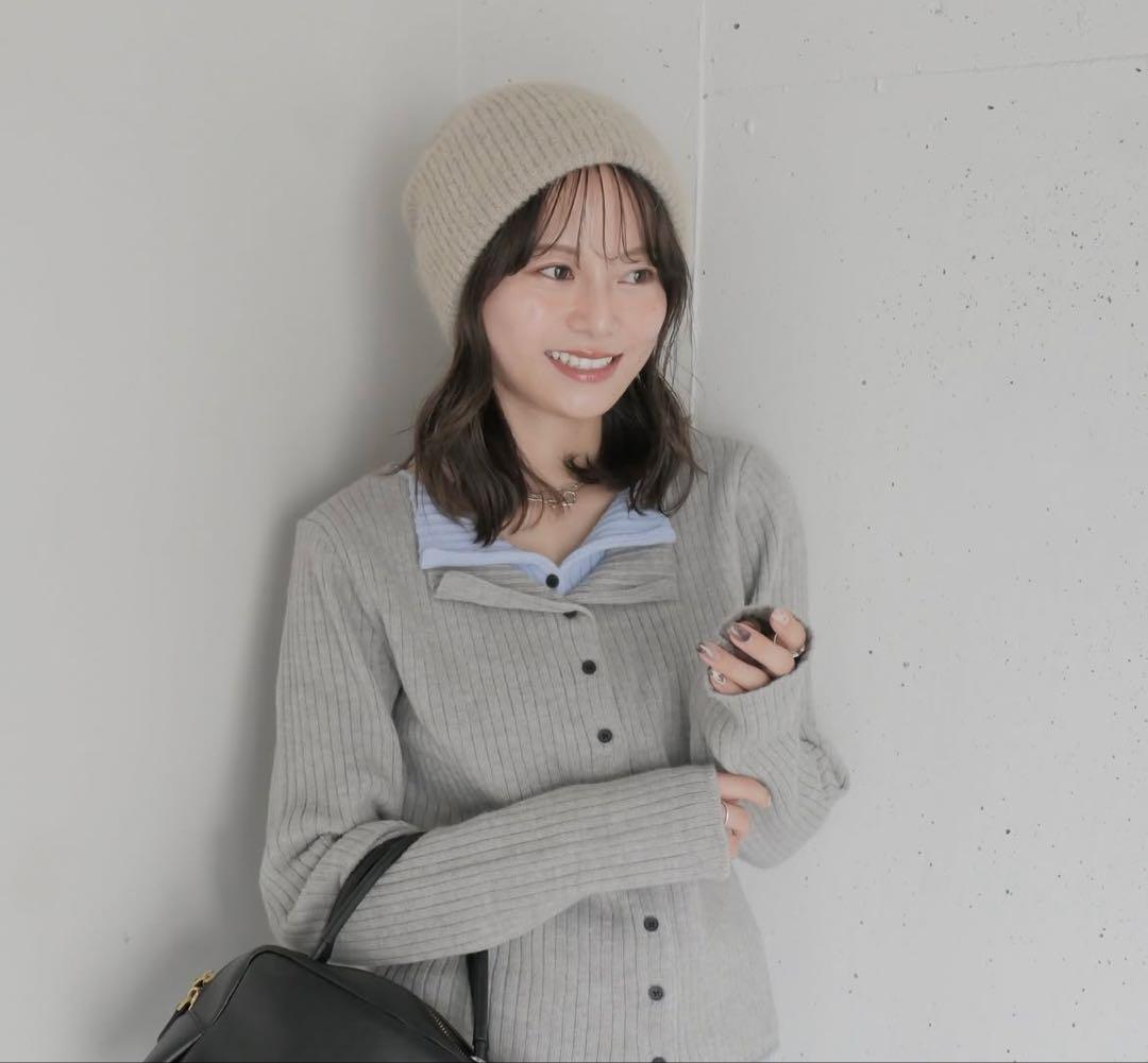 新品未使用⭐︎タグ付　CALME loose fit beanie ivory