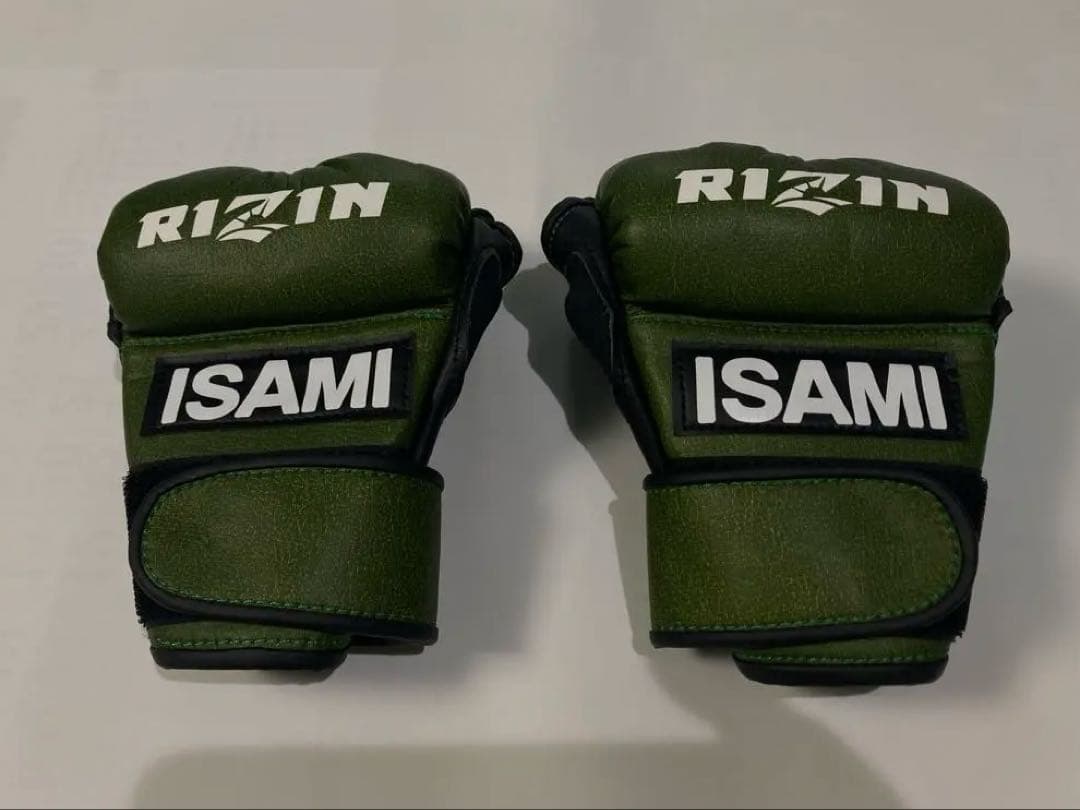 ISAMI RIZIN オープンフィンガーグローブ Lサイズ　美品