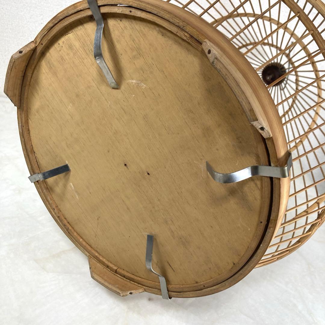 レトロアンティーク　雲雀籠　鳥かご　カゴ　バードゲージ　アジアン　和モダン