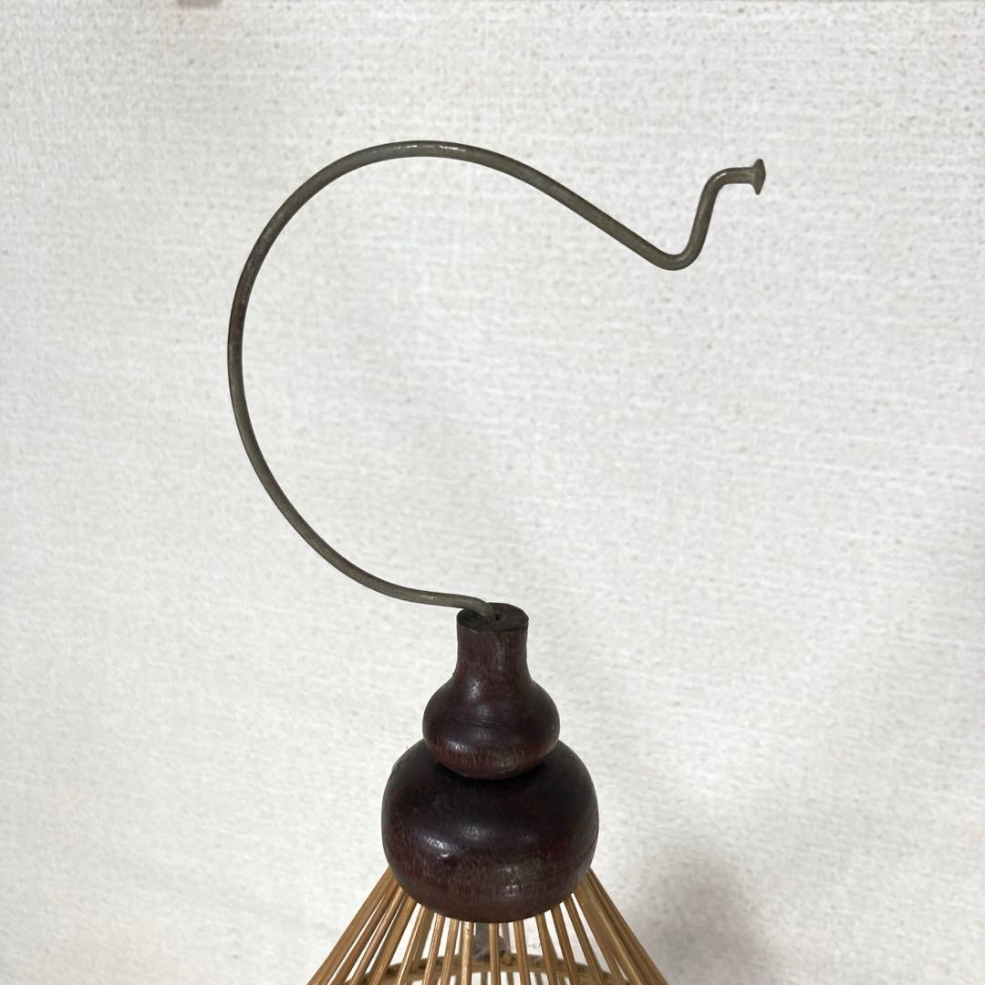 レトロアンティーク　雲雀籠　鳥かご　カゴ　バードゲージ　アジアン　和モダン