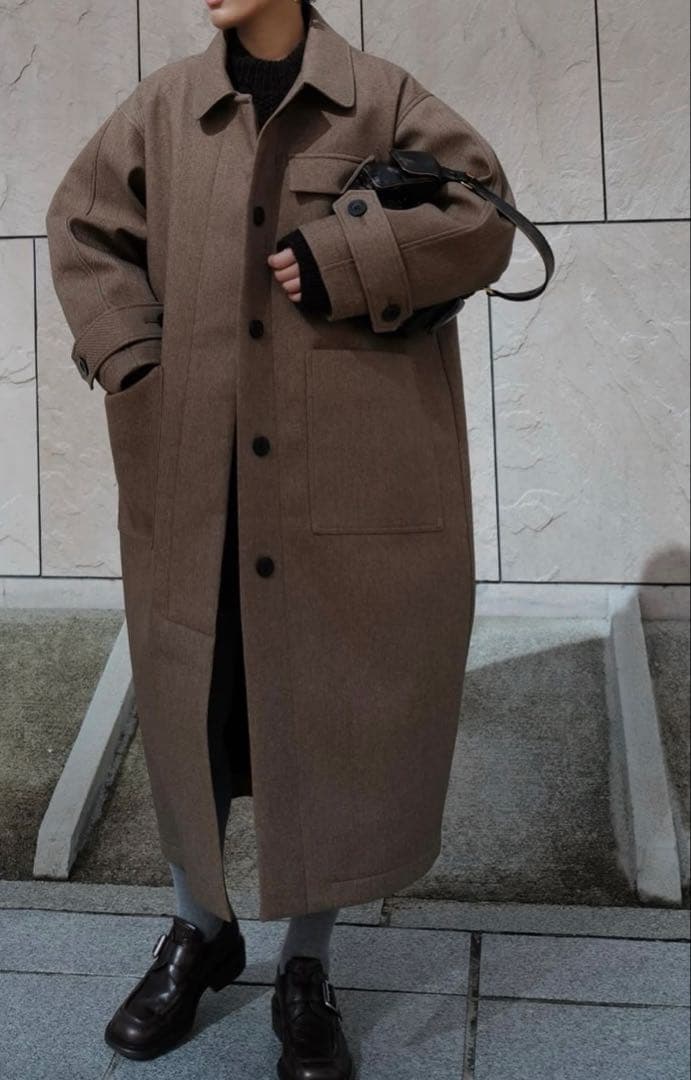 マチャット　今期2025AW ボンディングオーバーコート