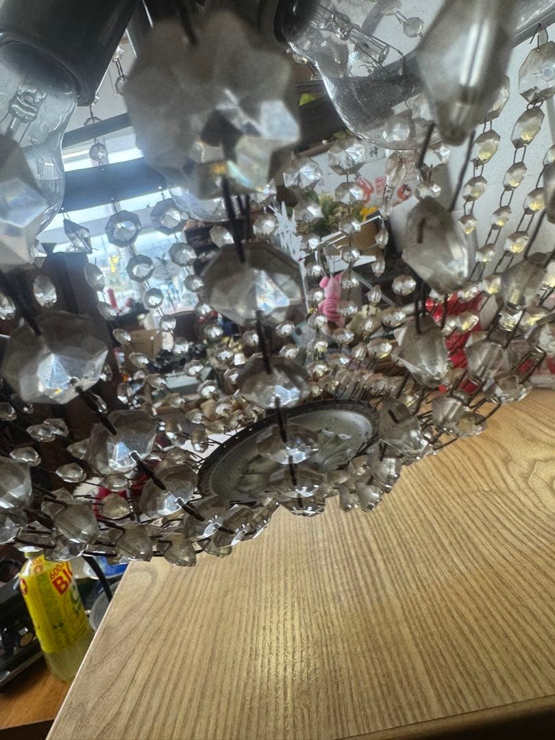 チ*ー様 ビンテージ風クリスタルシャンデリア