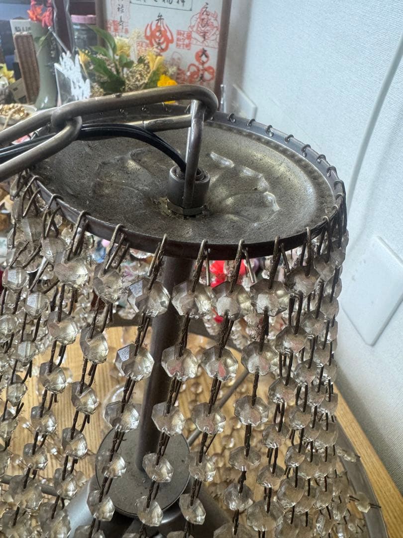 チ*ー様 ビンテージ風クリスタルシャンデリア