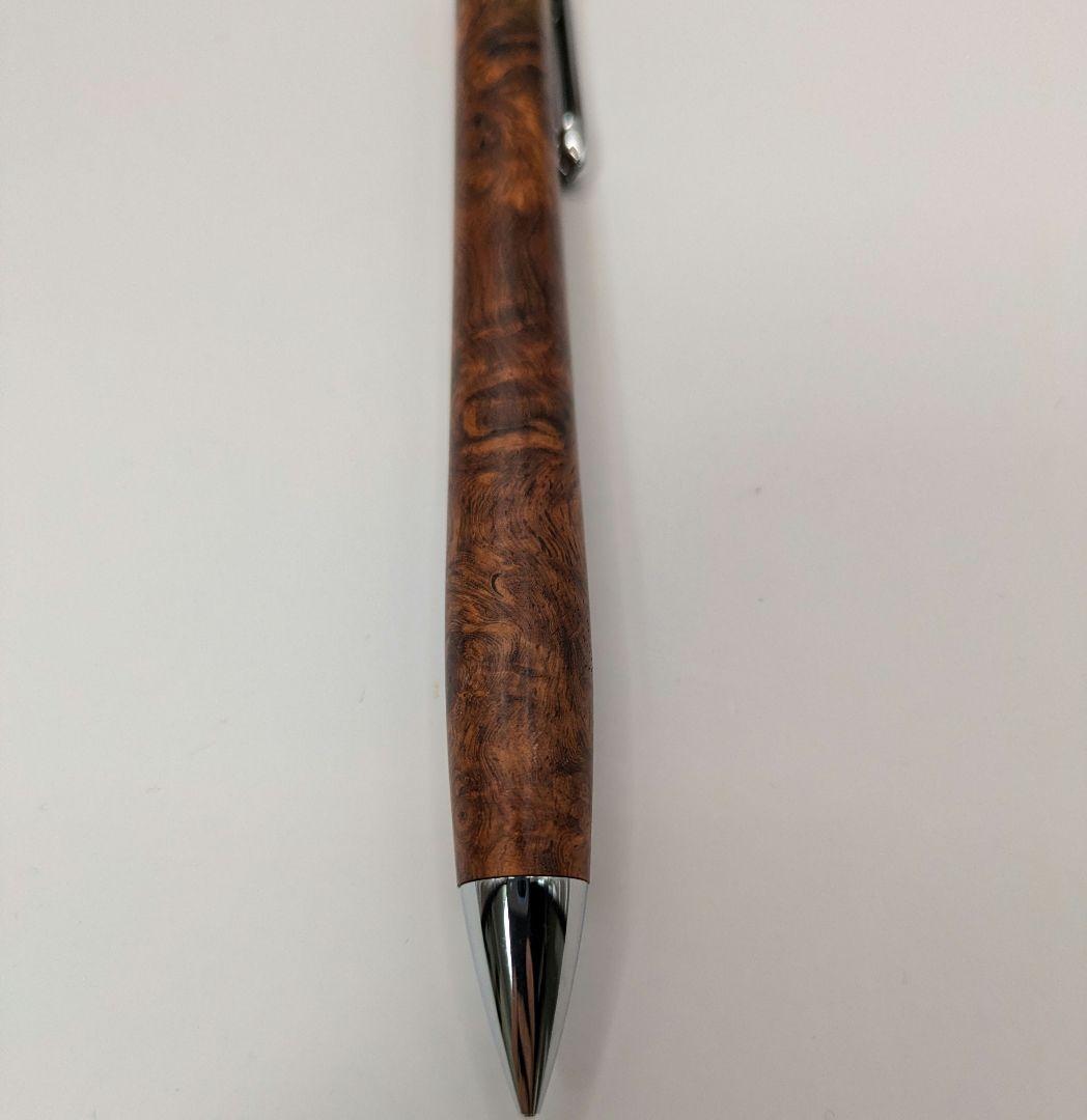 工房楔　花梨紅白（こぶ杢）　シャープペンシル　❗️固定式口金付き❗️