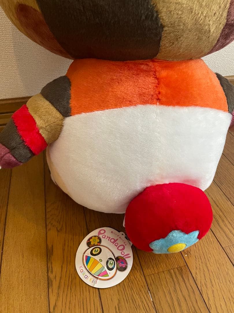 【美品】Kaikai Kiki 親パンダぬいぐるみ 特大サイズ 村上隆