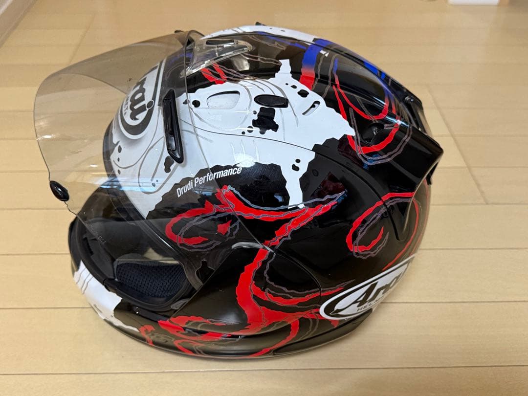 Arai フルフェイスヘルメット 黒赤