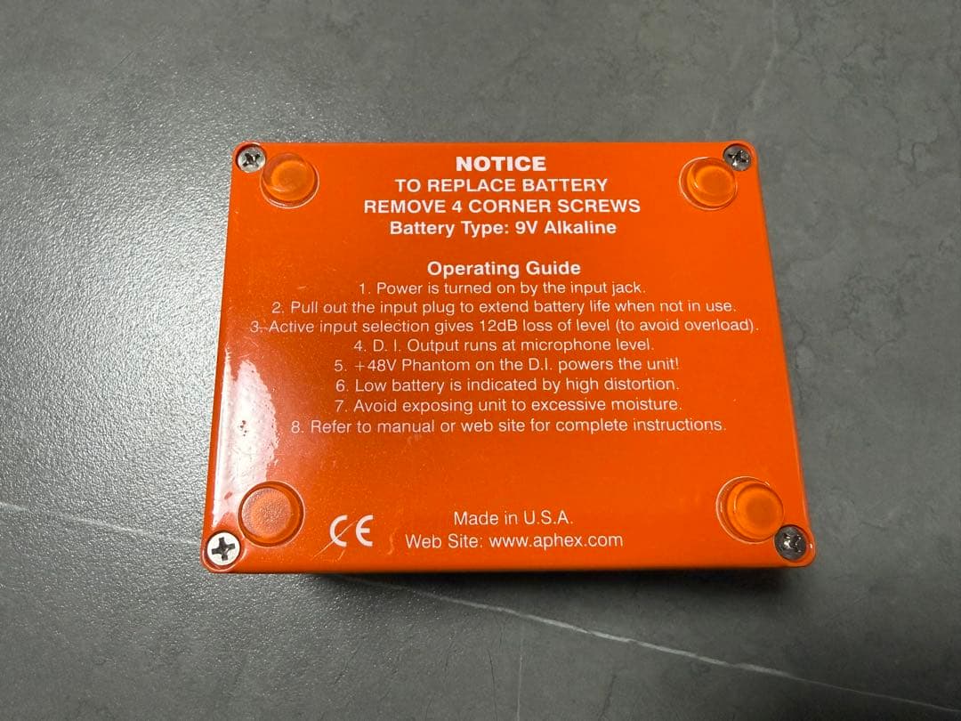 APHEX Punch Factory Model 1404 光学コンプレッサー