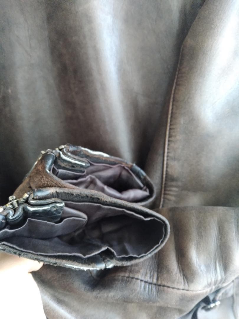 【最終値下げ】定価10万☆Harrissビンテージ 最高級ラムレザージャケット