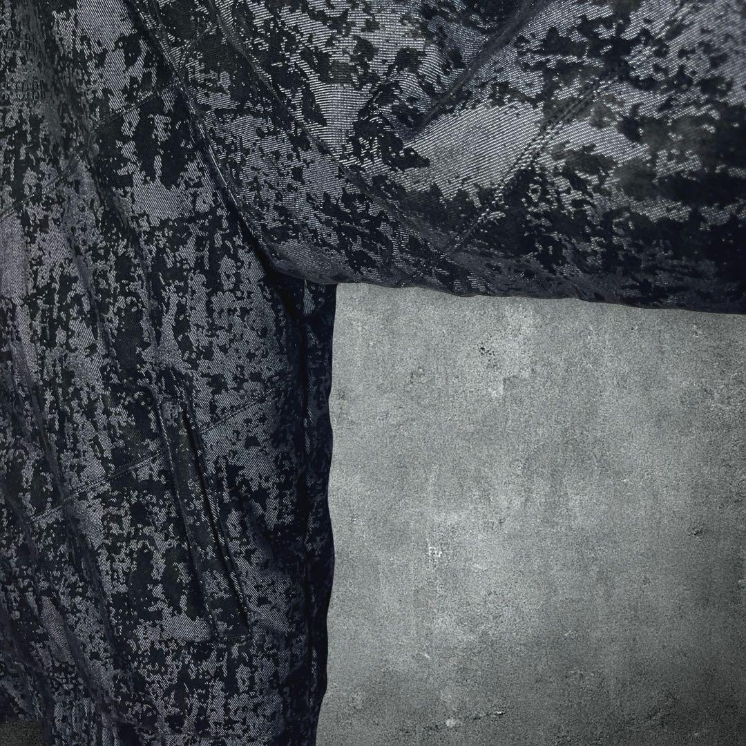 極美品✨CROSS COLOURS ジップアップブルゾン 総柄 肉厚 XXL