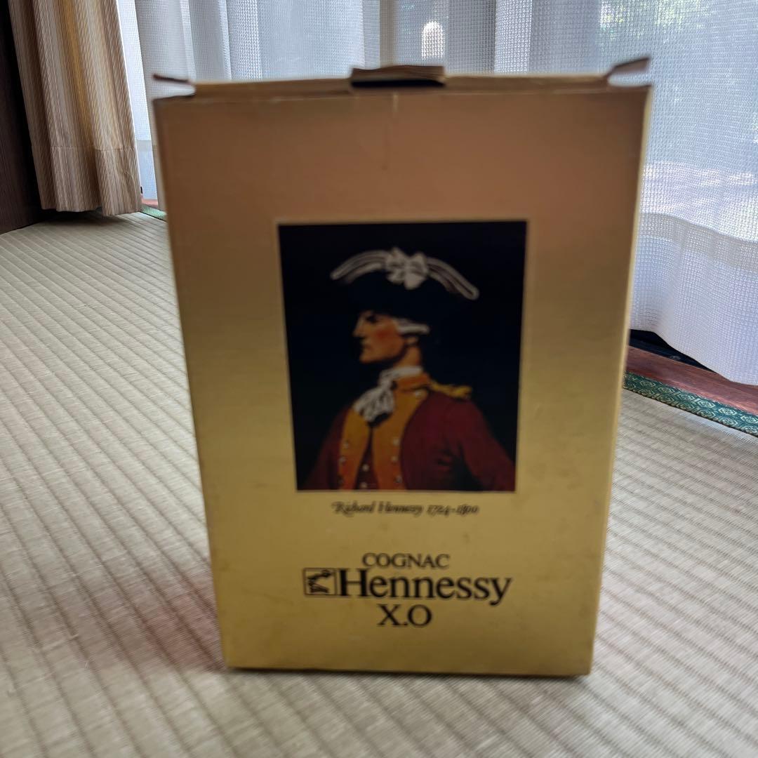 Hennessy COGNAC XO 金キャップ　グリーンボトル　古酒　未開栓