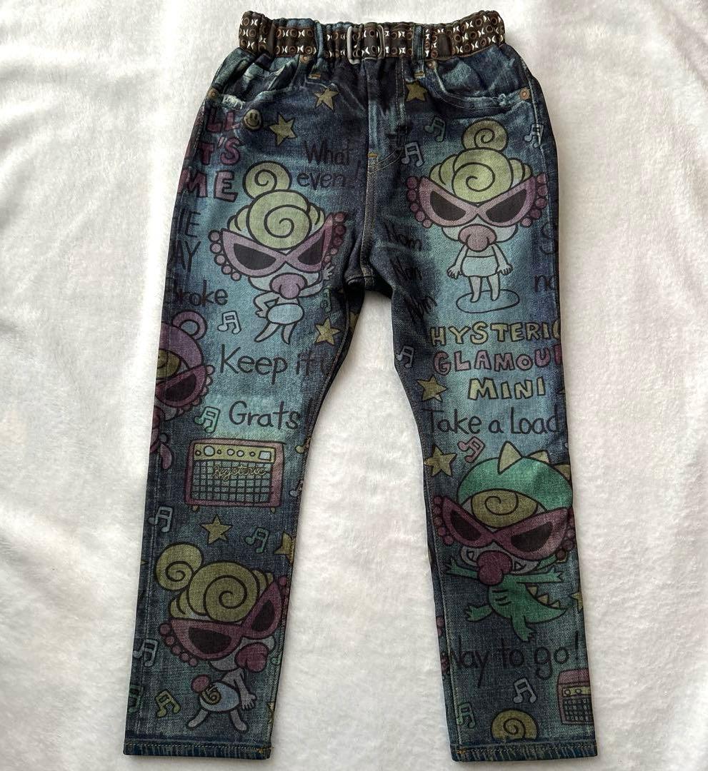 HYSTERIC MINI ライク・ア・デニム ロングパンツ 110cm