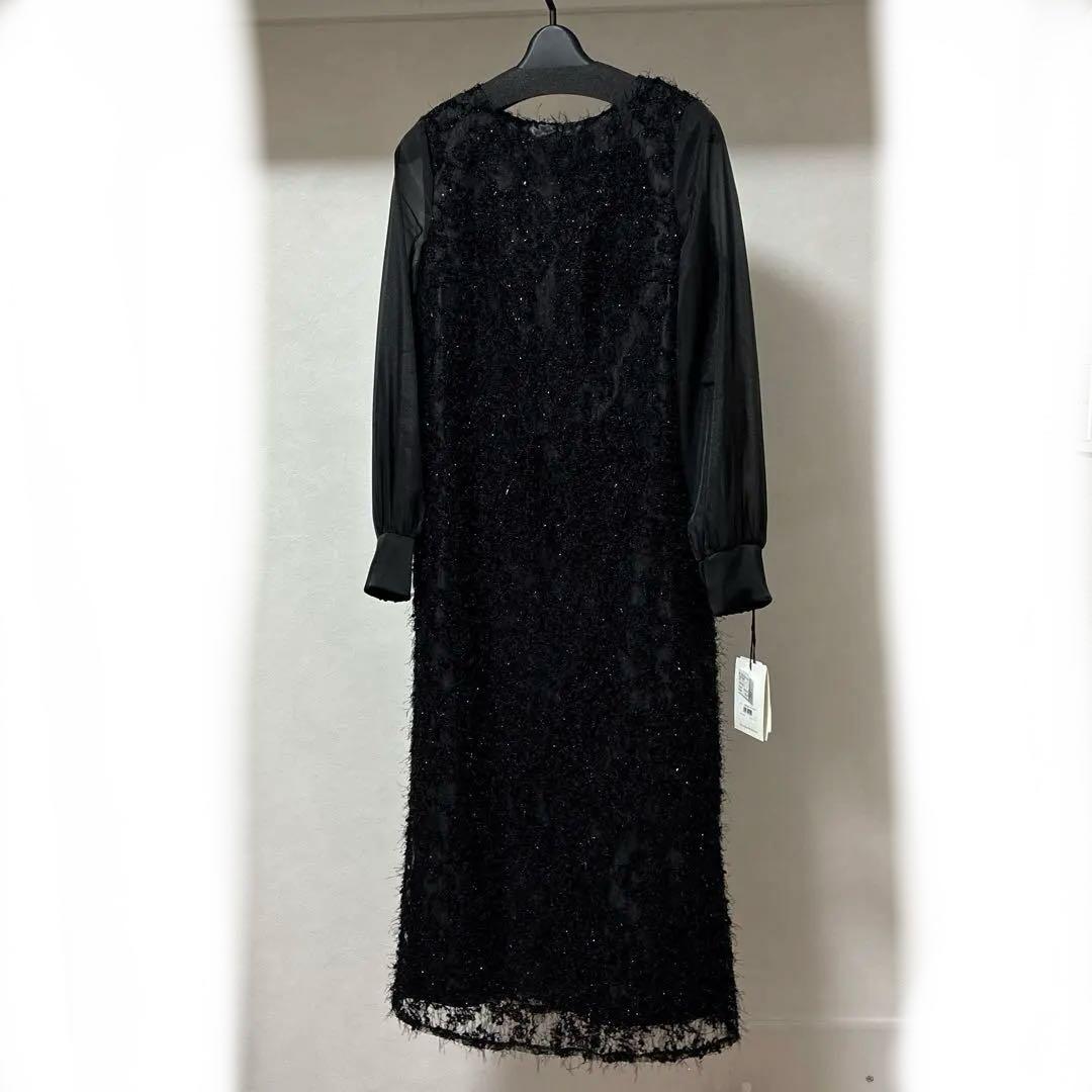 【新品・タグ付き】kaene パーティードレス　黒　Ｓ（36）