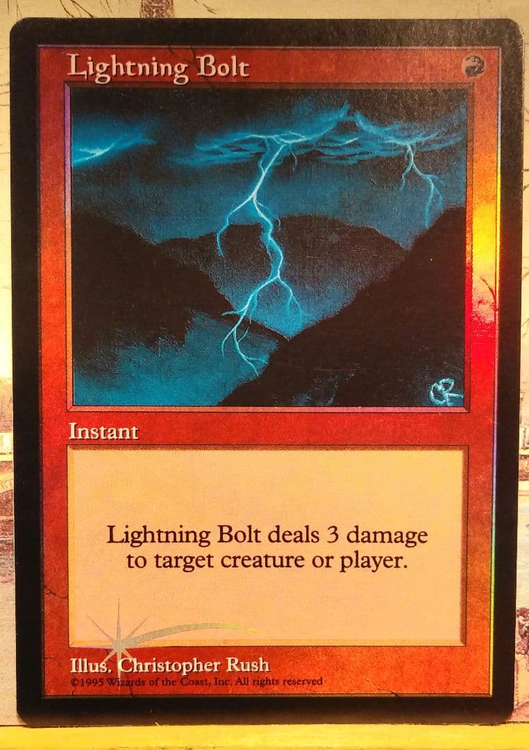 稲妻Lightning Bolt Foil 旧枠プロモ