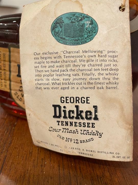 e Dickel ゴルフクラブボトル テネシーウイスキー No.12