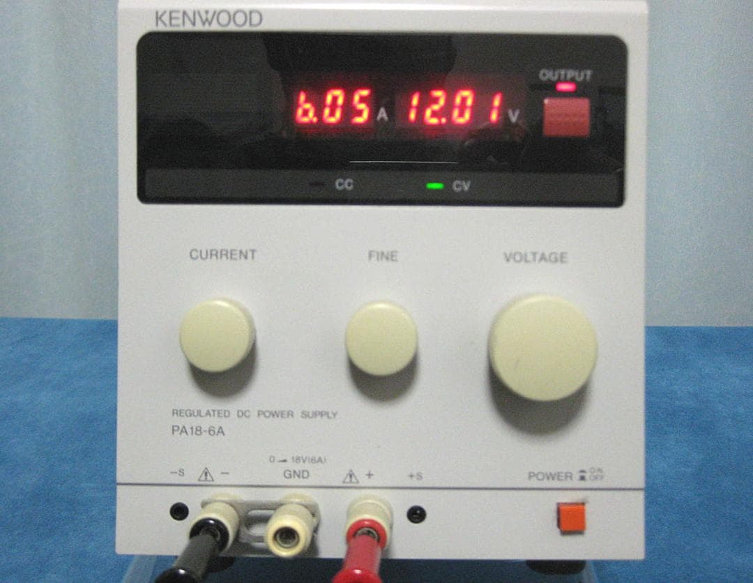 KENWOOD PA18-6A 直流安定化電源の中古品