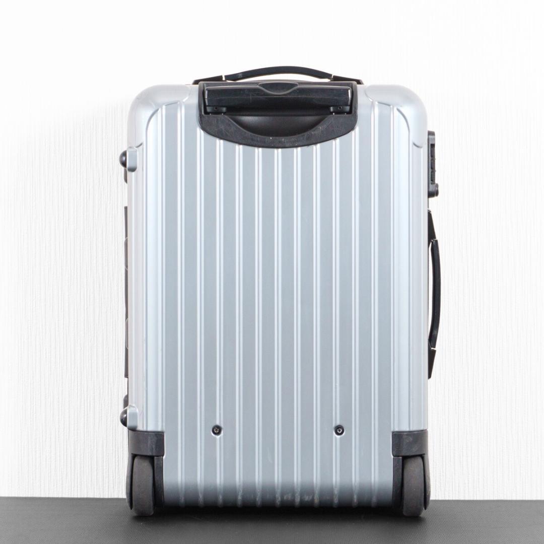 美品 リモワ サルサ 35L 2輪 機内持ち込み TSAロック シルバーグレー系