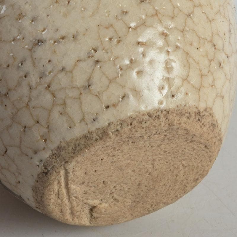 茶道具　山口錠鉄造　古瀬戸　茶入　仕覆付　共箱　V　9357