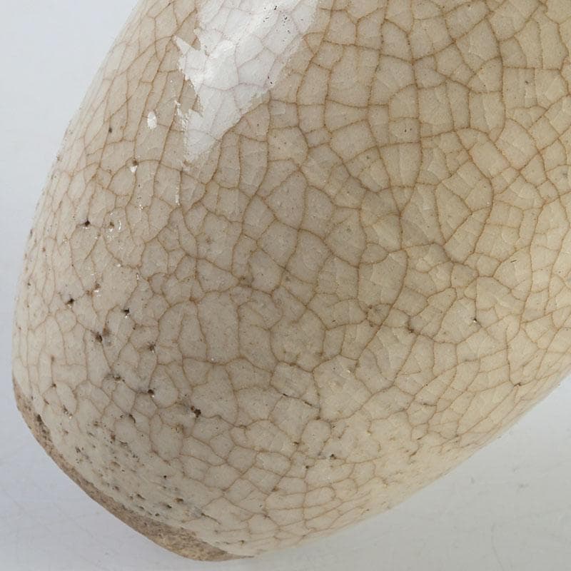 茶道具　山口錠鉄造　古瀬戸　茶入　仕覆付　共箱　V　9357