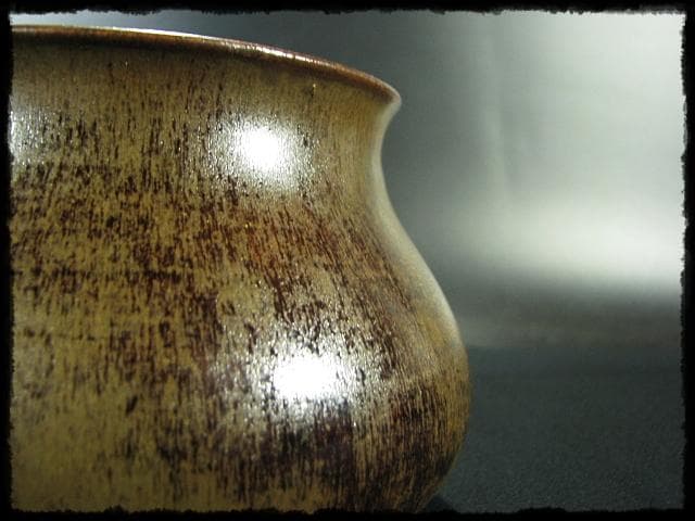 膳所 ぜぜ 口梅鉢 エフゴ 餌袋 建水 岩崎 新定 遠州 茶道具 f197