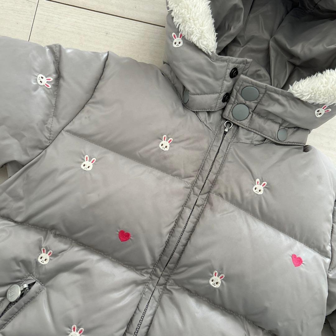 ミキハウス　うさこ　ダウンジャケット