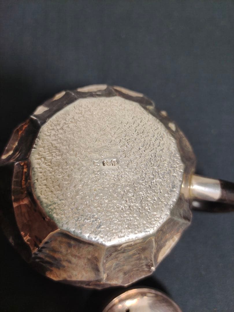 純銀急須　銀瓶　茶道具　214g