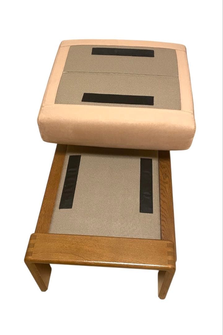 ●希少 HOCK カンディハウス 名作 ボルス ソファ スツール●