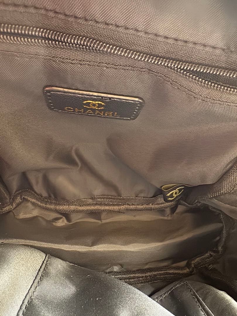 シャネル ブラック リュック ノベルティ キャビア調 年末限定価格！